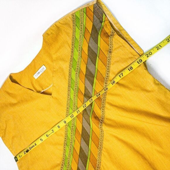 VTG Electric Company Orange/Green 2-Piece Culotte Set Sz S - Picture 6 of 12